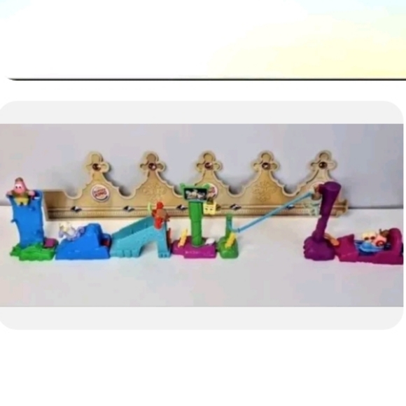 FULL SET Burger King 2021 SpongeBob BK Kids Meal Toys all 6 toys NEW IN PACKAGE - Picture 4 of 5